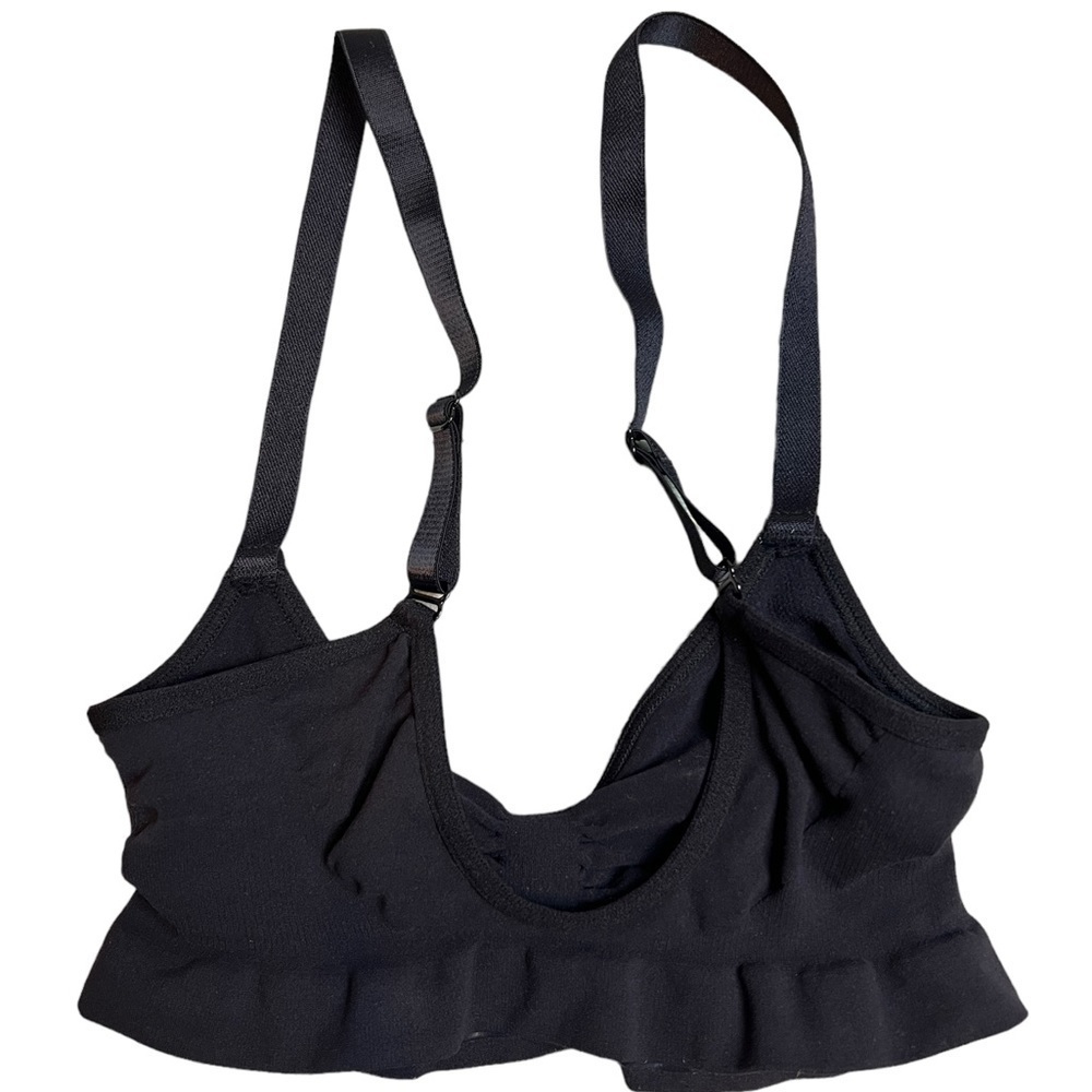 SKIMS Seamless Sculpt Bralette in Onyx Size S/M - Picture 6 of 7